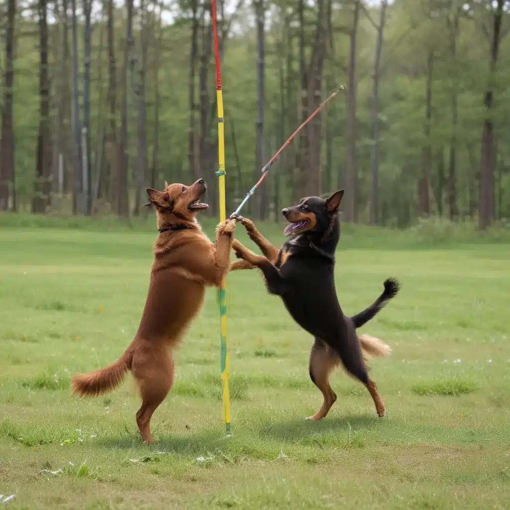 Flirt Pole Fun for High Energy Dogs