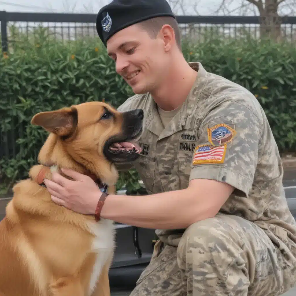 Soldier Returns Home to New Best Friend: Dogs for Veterans
