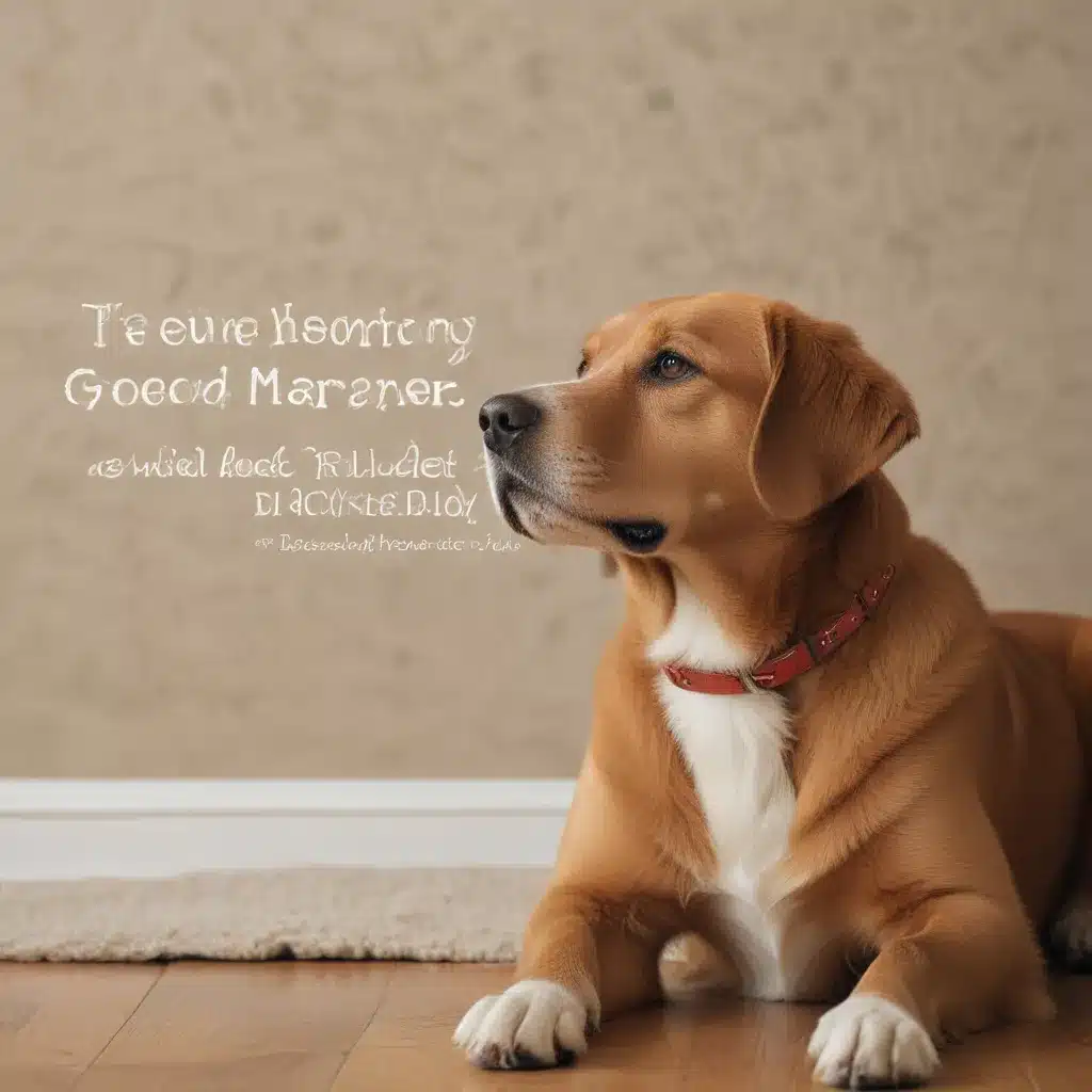 Teaching Good Manners: Essential House Rules for a Well-Behaved Dog